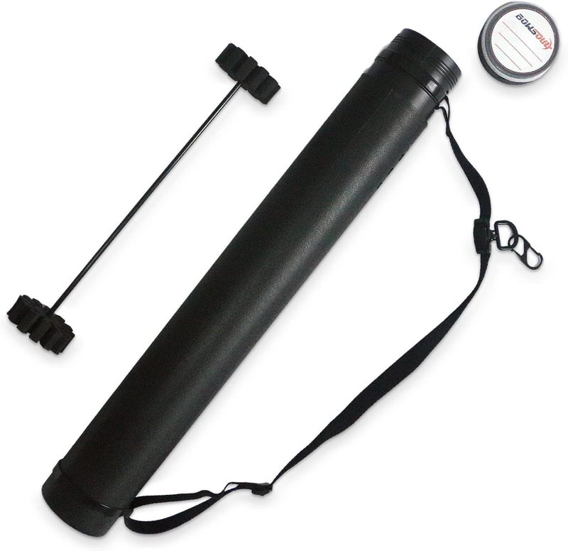BOWSOUL Arrow Tube Case Adjustable and Extendable Archery Arrow Holder Archery Quivers for Hunting, Target Shooting-Protective EVA Foam Arrow Insert Included - Image 1